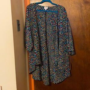 Lularoe Lindsey Kimona Large NWT